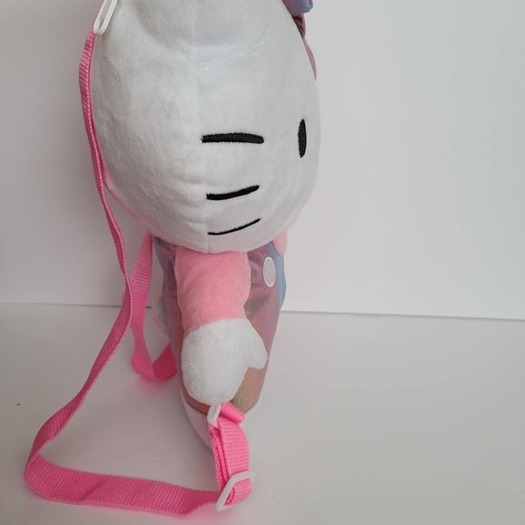 Sanrio Hello Kitty plush doll pink backpack purse New - Picture 11 of 13